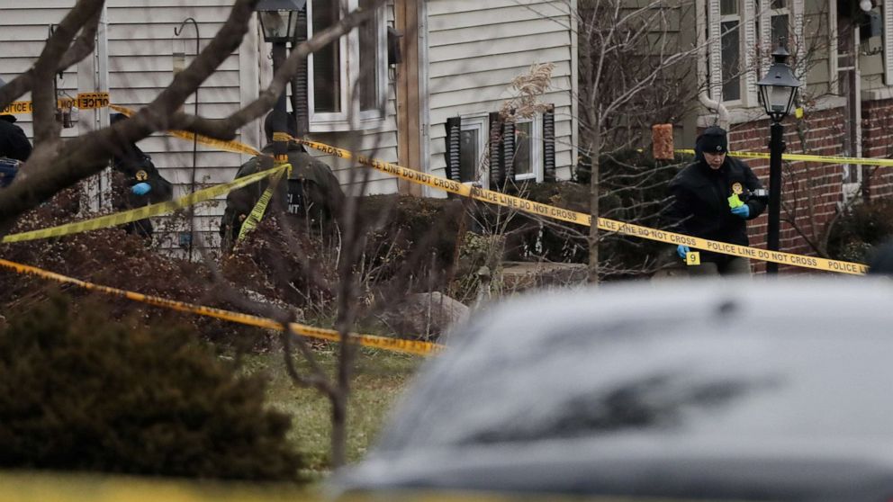 PHOTO: Ohio Bureau of Criminal Investigation agents work the scene of an officer-involved shooting, Dec. 22, 2020, in Columbus, Ohio.