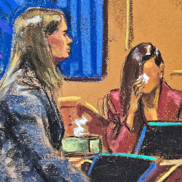 Maurene Comey questions "Jane" during Sean "Diddy" Combs' sex trafficking trial in New York City, June 6, 2025 in this courtroom sketch.