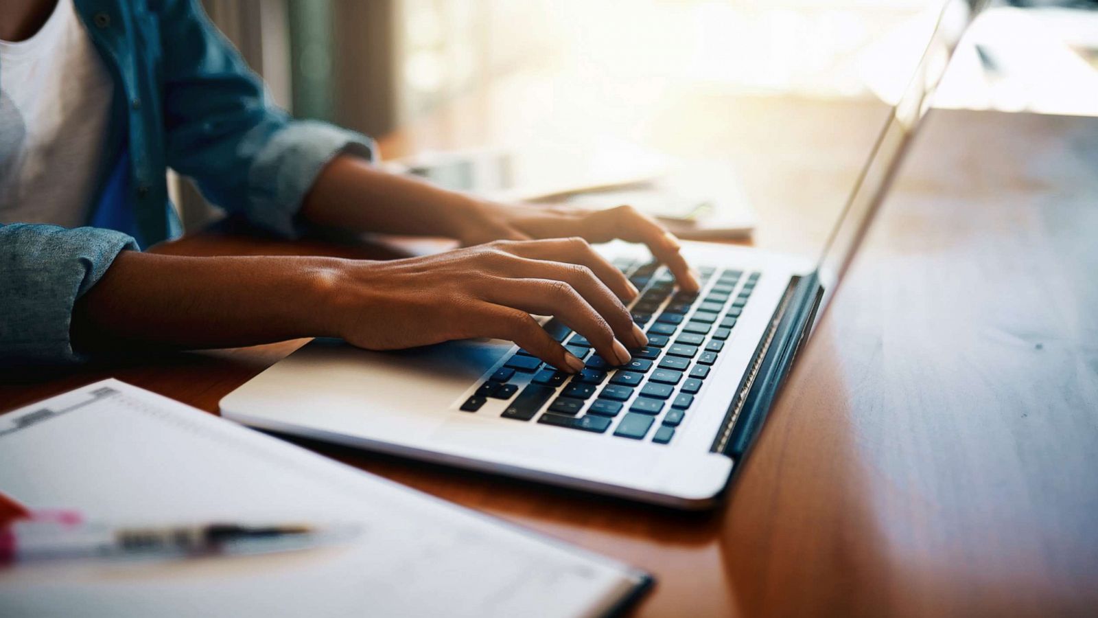 PHOTO: A woman uses a laptop in this undated stock photo.