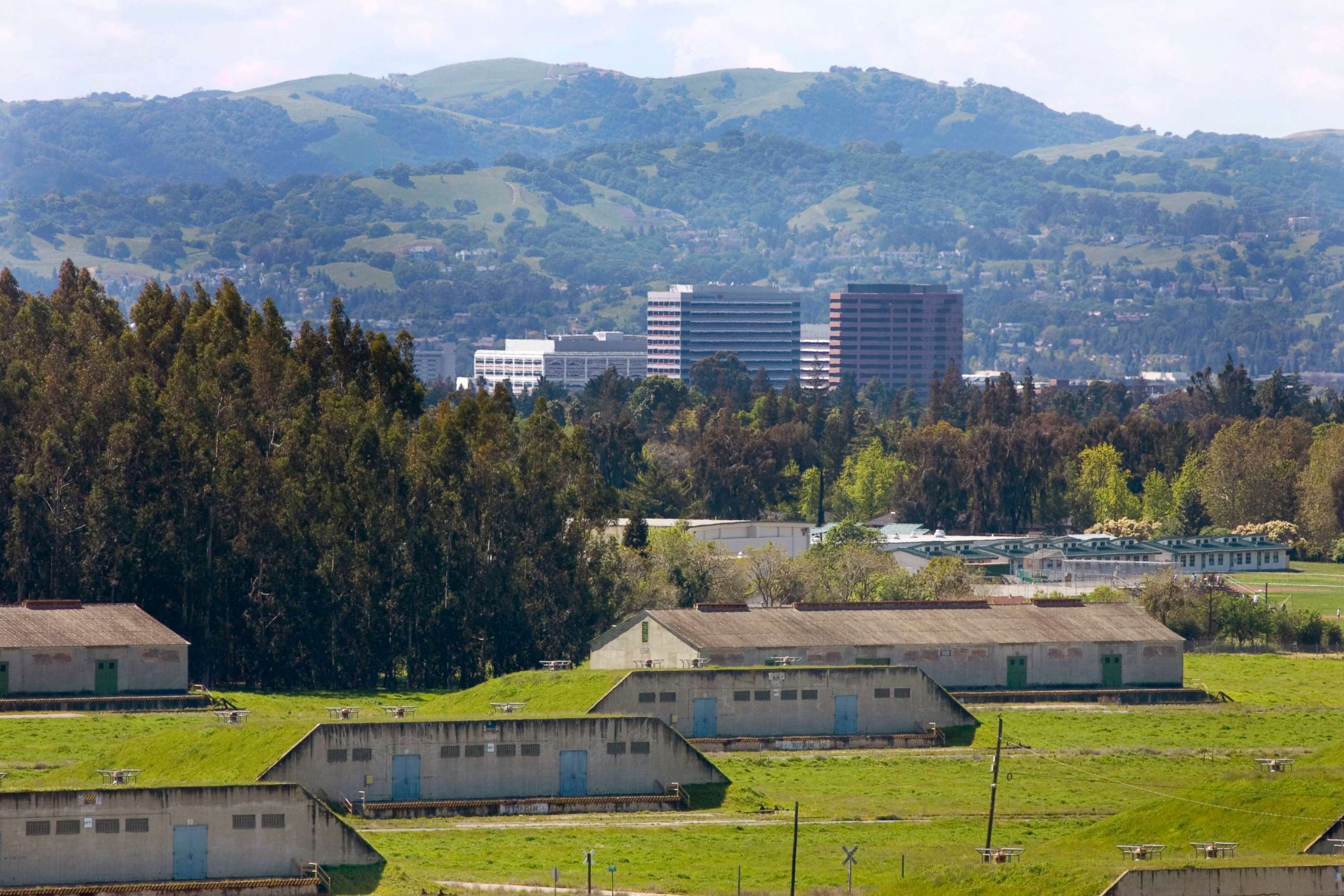 PHOTO: The city of Concord, Calif., is visible behind the Concord Naval Weapons Station, circa 2005.