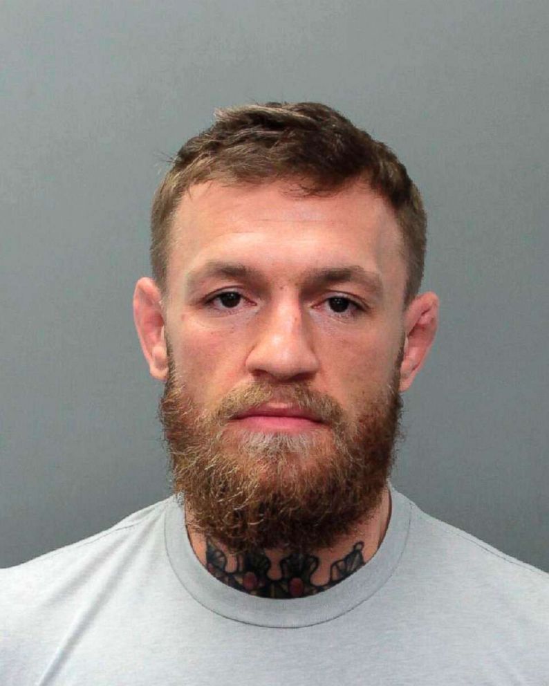 PHOTO: This photo provided by the Miami-Dade Corrections and Rehabilitation Department shows Conor McGregor.