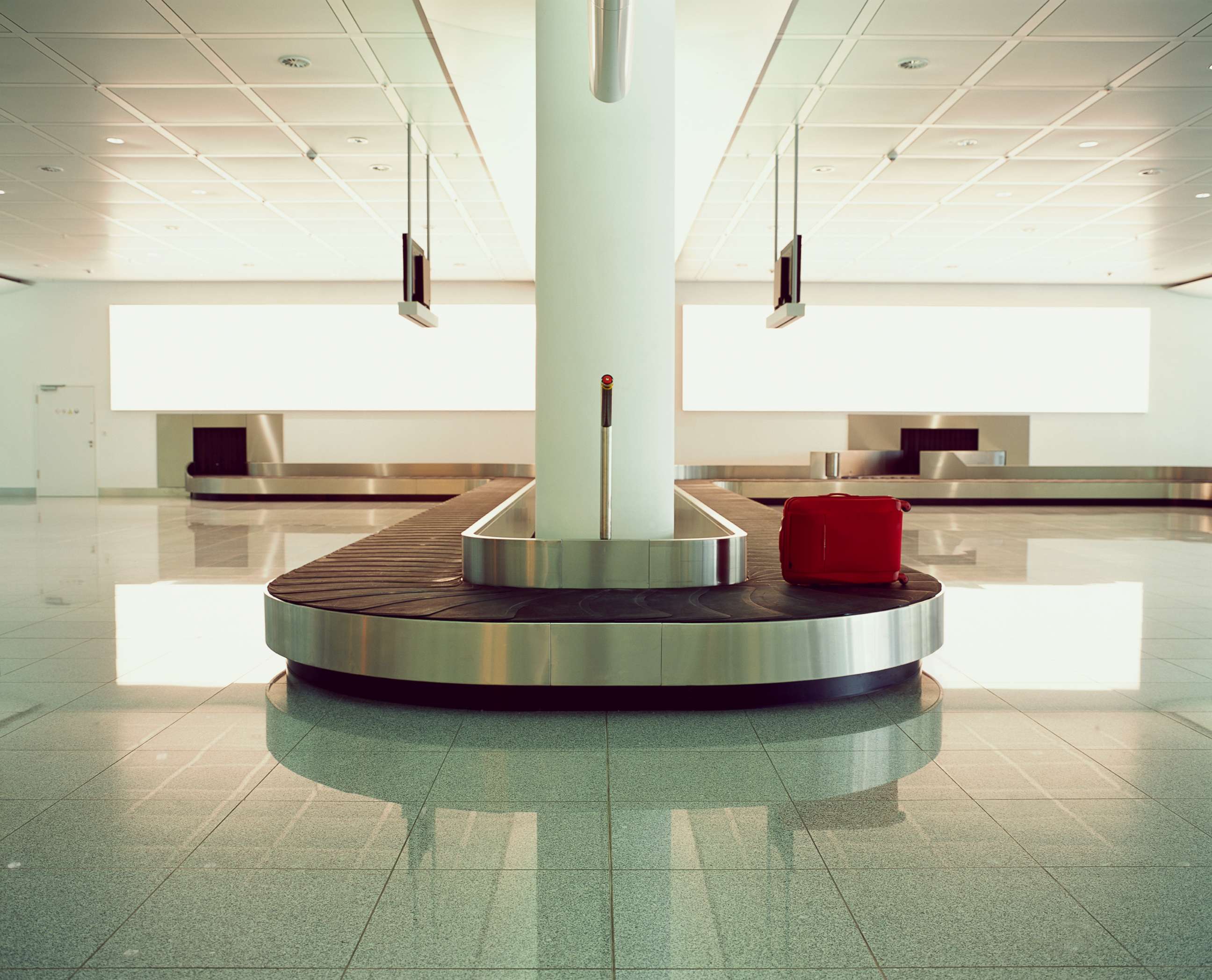 PHOTO: A conveyor belt is pictured at an airport in this undated stock photo.