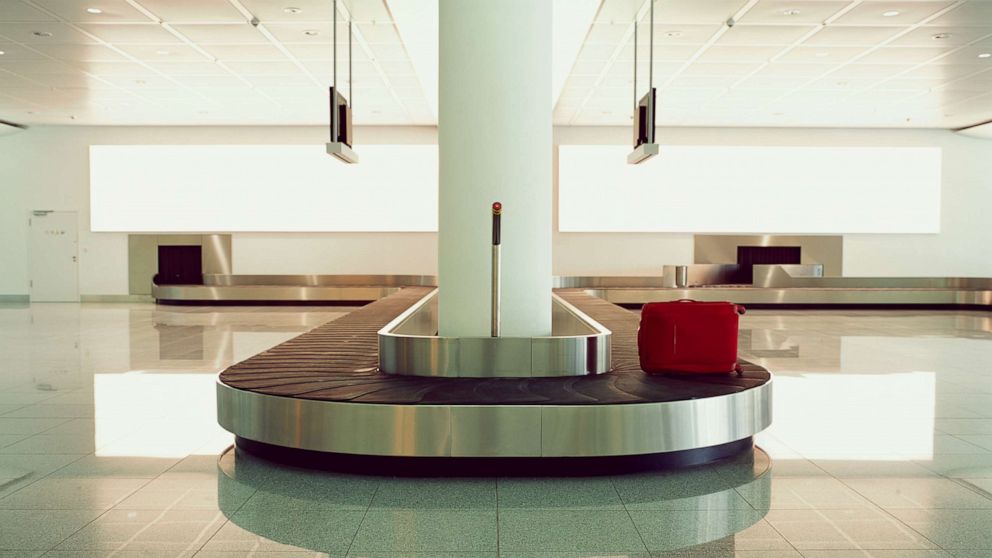 PHOTO: A conveyor belt is pictured at an airport in this undated stock photo.