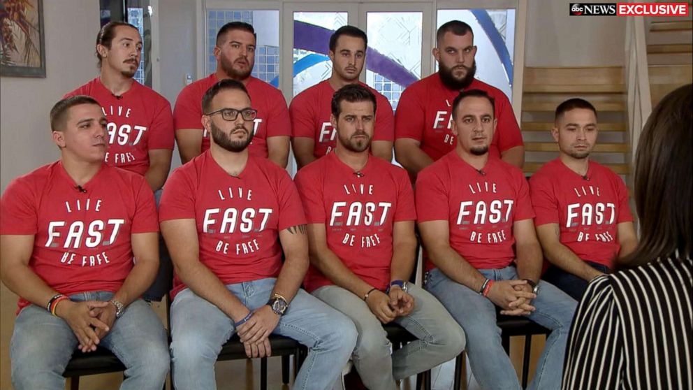 PHOTO: The groom and others who attended his bachelor party tell ABC News how difficult it was to lose four friends in a rafting accident in Costa Rica on Oct. 20, 2018.