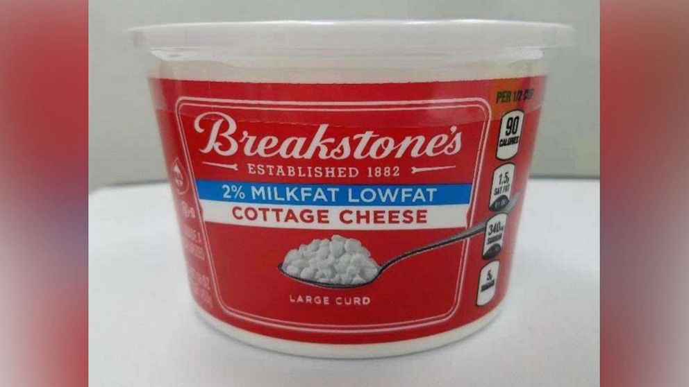 Breakstone's cottage cheese voluntarily recalled over possible metal