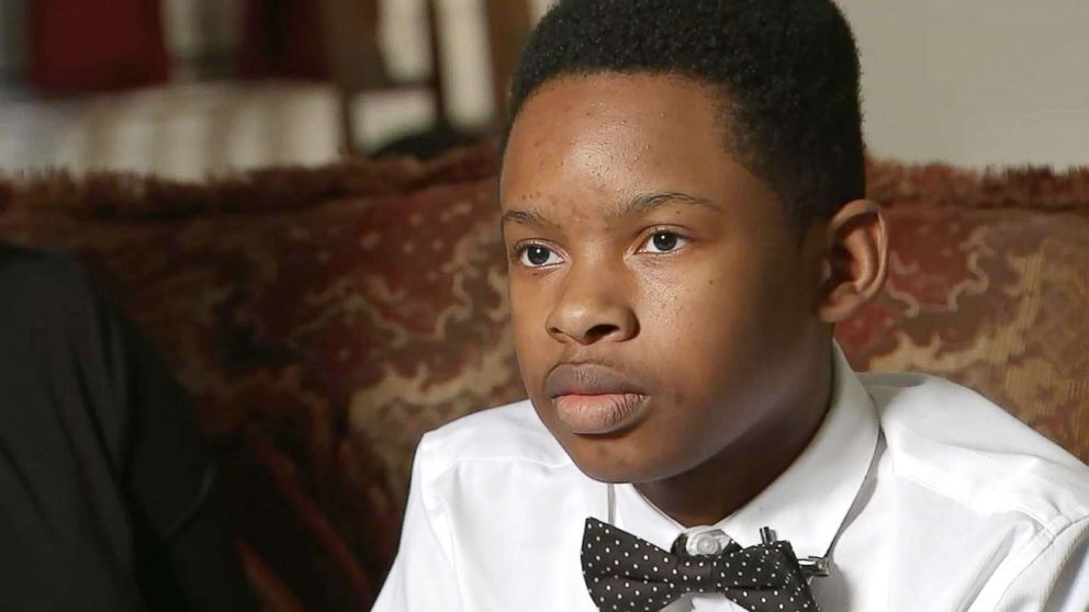 PHOTO: Christian Philon, 12, an honor student at Austin Road Middle School in Stockbridge, Ga., received a 10-day in-school suspension for unknowingly using a fake $20 bill to buy lunch.
