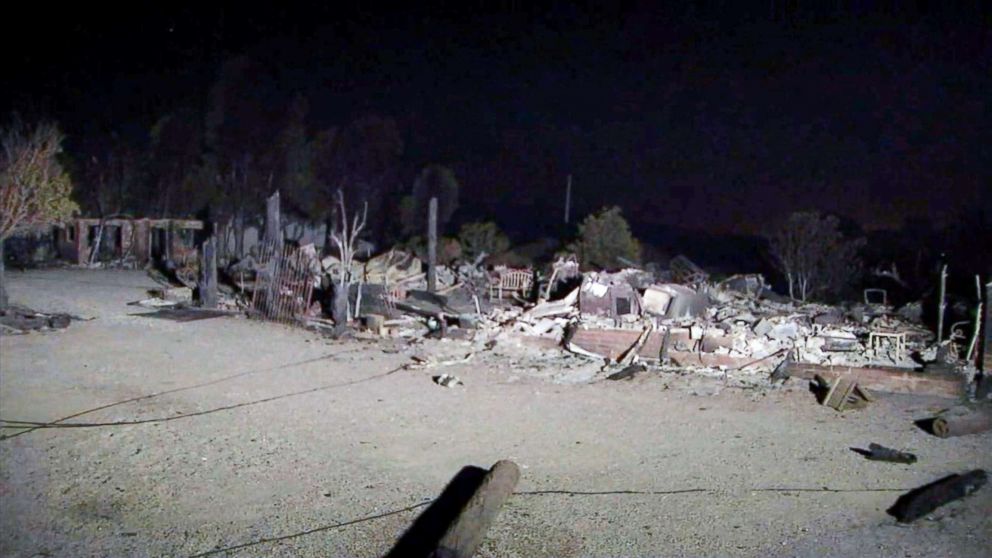 PHOTO: James and Marcella Shirk lost their Malibu, Calif., home during the wildfires.