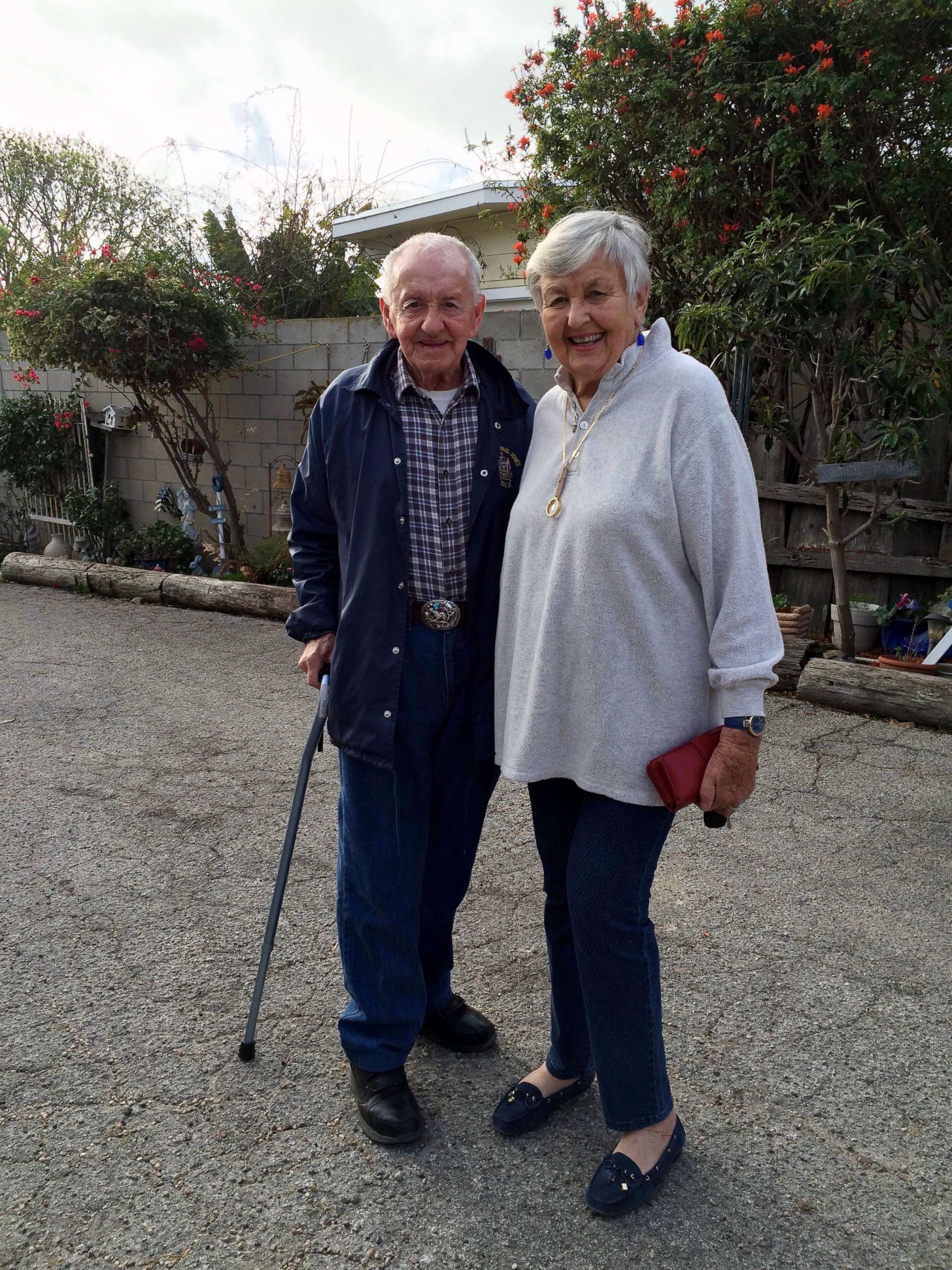 PHOTO: An undated photo of Marcella Shirk, 82, and her husband, James Shirk, 92, who lost their Malibu, Calif., home during the wildfires.