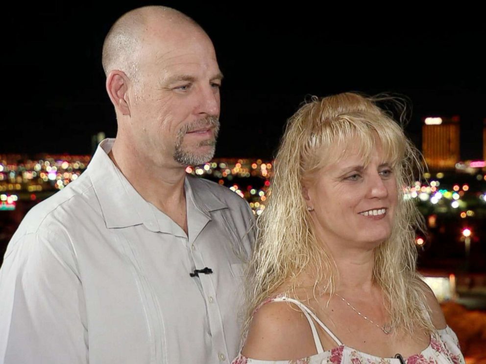 PHOTO: Las Vegas shooting survivors Todd Wienke and Oshia Collins-Waters are set to marry in the same city where they had been running for their lives exactly 1 year earlier.