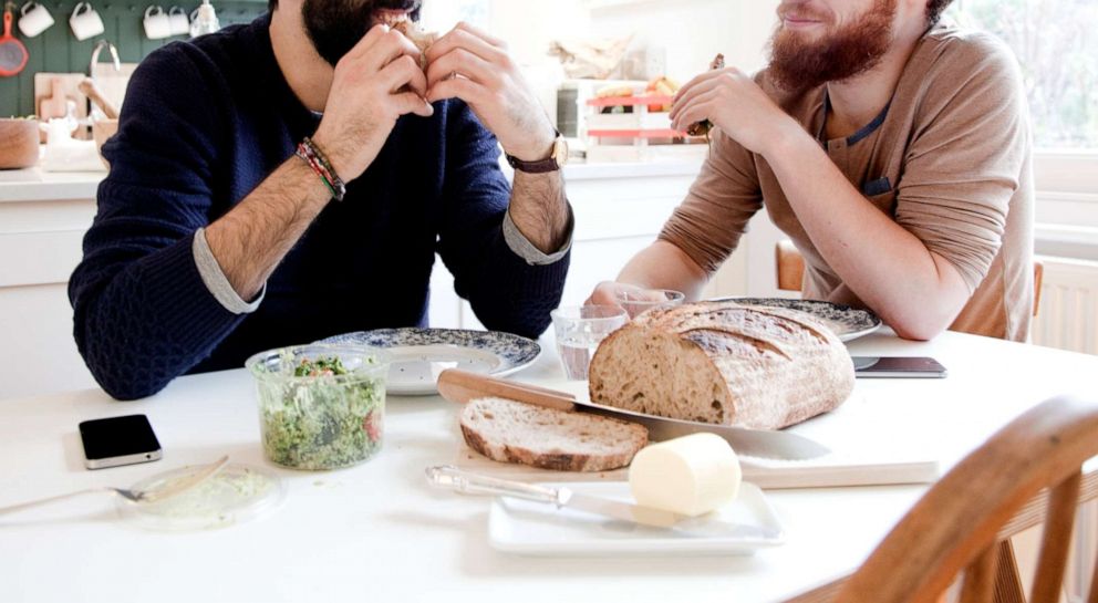 PHOTO: A couple sits at their table in this undated file photo.