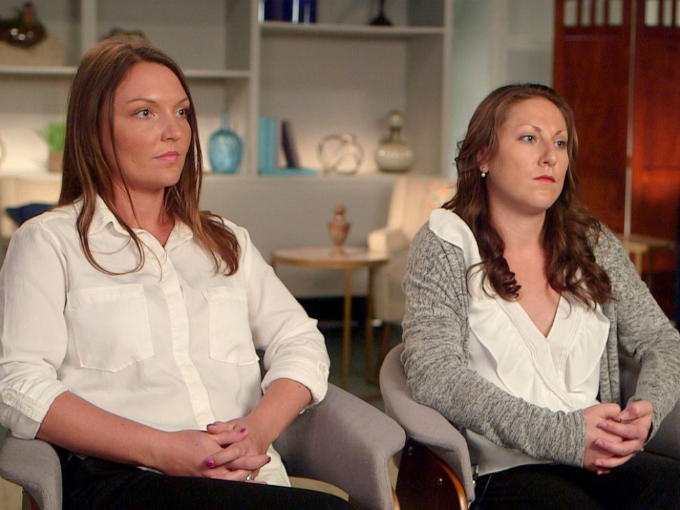 PHOTO: Courtney Wild and Michelle Licata sit down with ABC News after Jeff Epsteins arraignment.