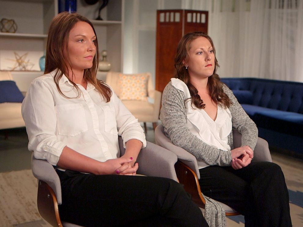 PHOTO: Courtney Wild and Michelle Licata sit down with ABC News after Jeff Epsteins arraignment.