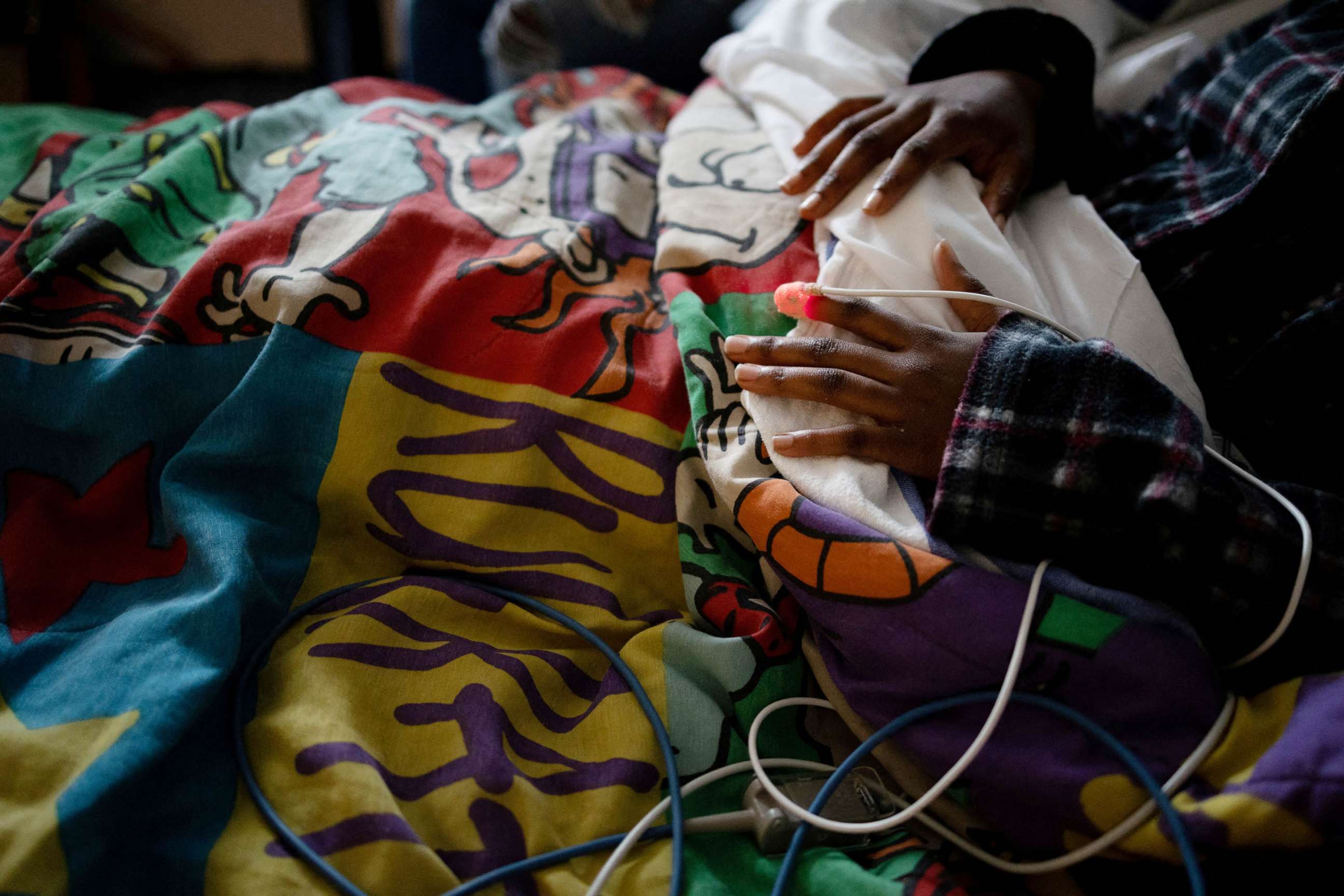 PHOTO: A child is treated for the coronavirus disease at the Children's Hospital of Georgia in Augusta, Ga., Jan. 15, 2022.