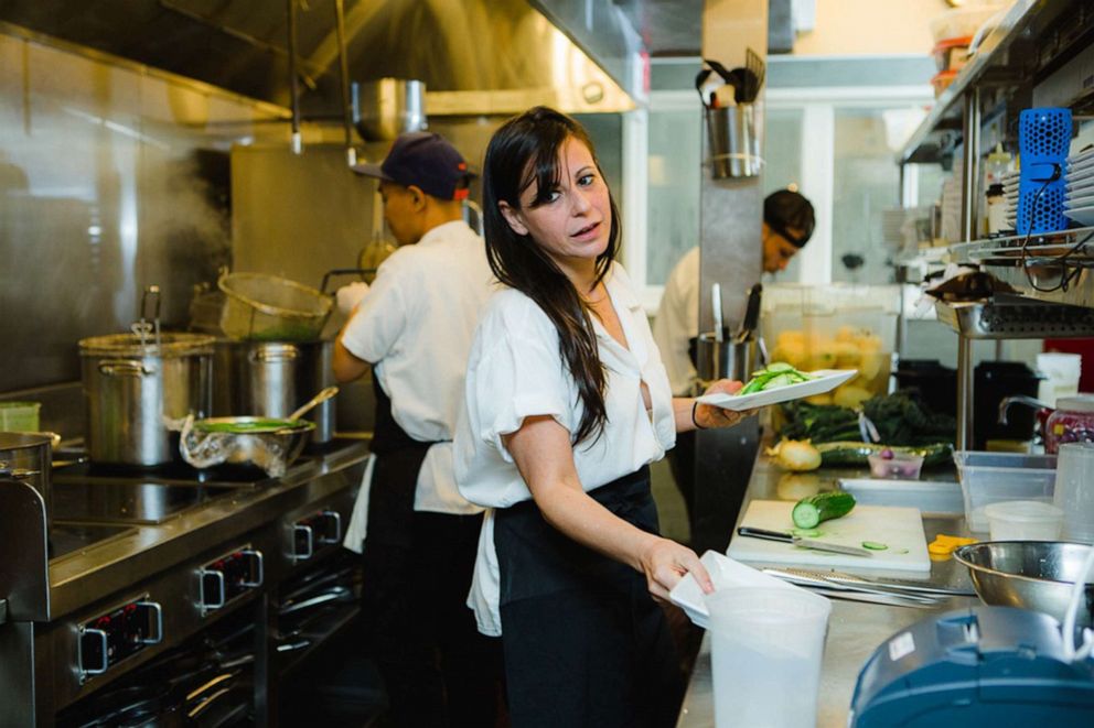 PHOTO: Amanda Cohen is the chef and owner of Dirt Candy, a vegetarian restaurant in New York City that opened 12 years ago and is now at risk due to COVID-19 restrictions.