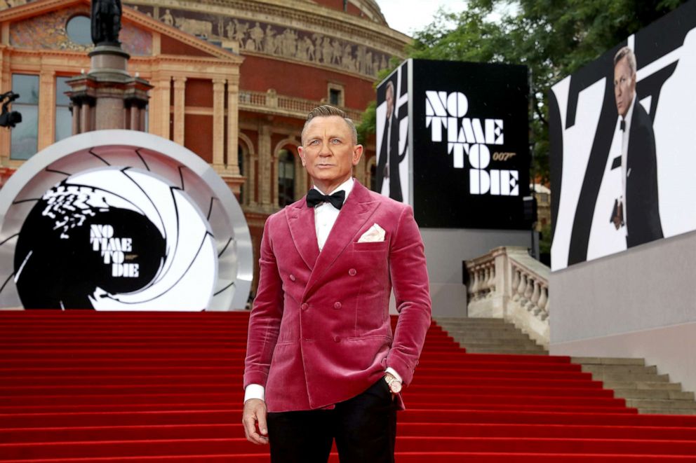 PHOTO: Daniel Craig attends the World Premiere of "No Time To Die" at the Royal Albert Hall, Sept. 28, 2021, in London.