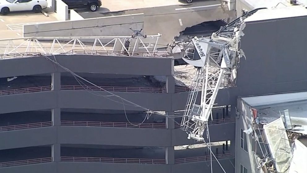 VIDEO: Crane slams into Dallas apartment building