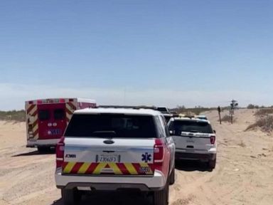 Military aircraft crashes in Southern California desert