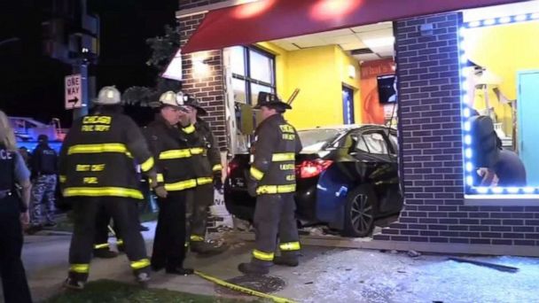 Drunk off-duty police officer crashes into restaurant, kills woman: Police
