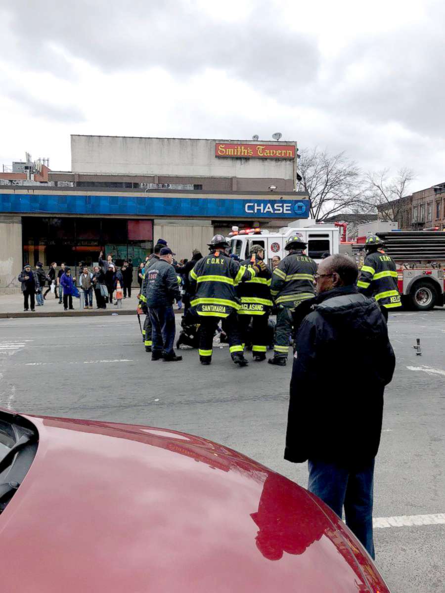 PHOTO: Two children are dead and a woman, believed to be their mother, was hospitalized Monday after being struck by a car today in New York City, authorities said.