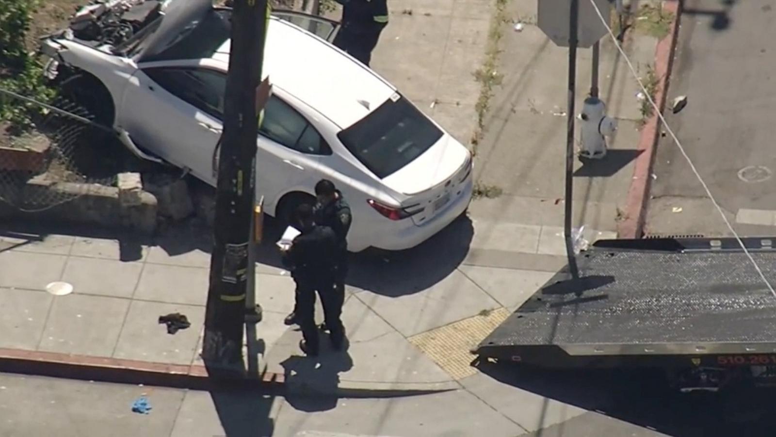 Child driver strikes woman walking dog in crosswalk, critically injuring her: Police