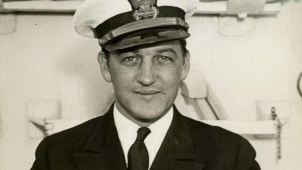 PHOTO: Lt. James Crotty as lieutenant junior grade aboard a Coast Guard cutter. Crotty, a 1934 graduate of the U.S. Coast Guard Academy, served throughout the U.S. including Alaska prior to service in the South Pacific.