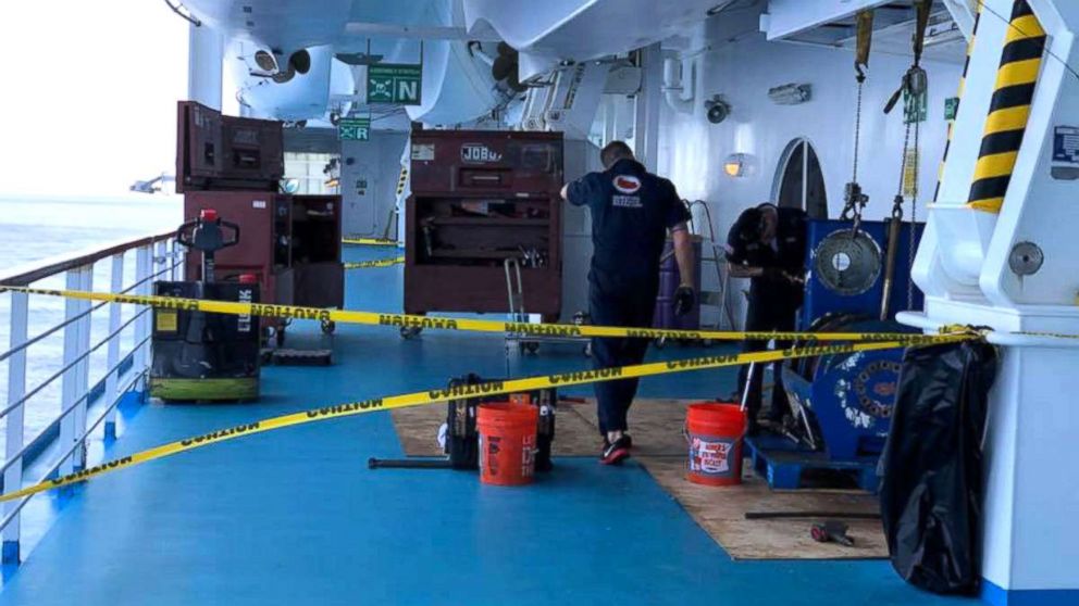 The more than 2,000 passengers aboard a two-week-long Norwegian Cruise Line journey from Miami to Los Angeles in March captured images and video of construction being done on the ship Norwegian Sun during their vacation.