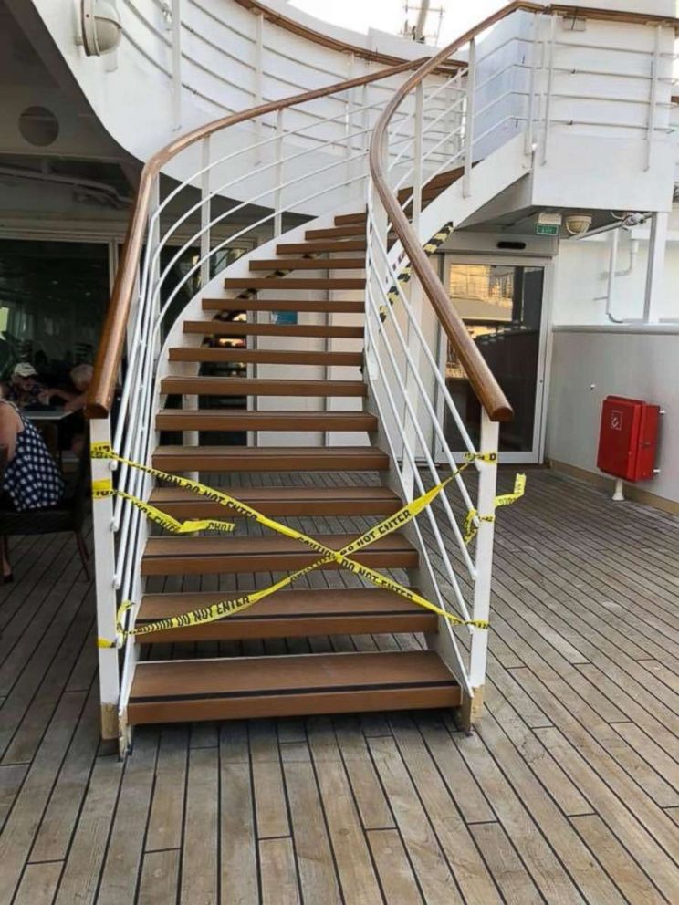 PHOTO: 
The more than 2,000 passengers aboard a two-week-long Norwegian Cruise Line journey from Miami to Los Angeles in March captured images and video of construction being done on the ship Norwegian Sun during their vacation.