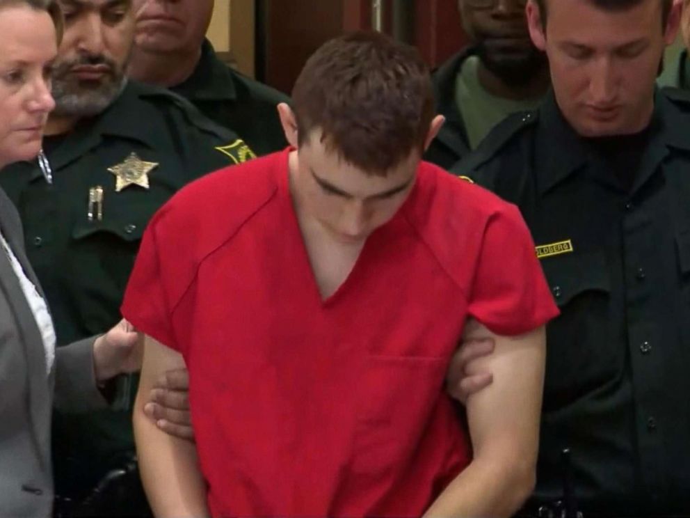 PHOTO: Nikolas Cruz appears in court, Feb. 19, 2018.