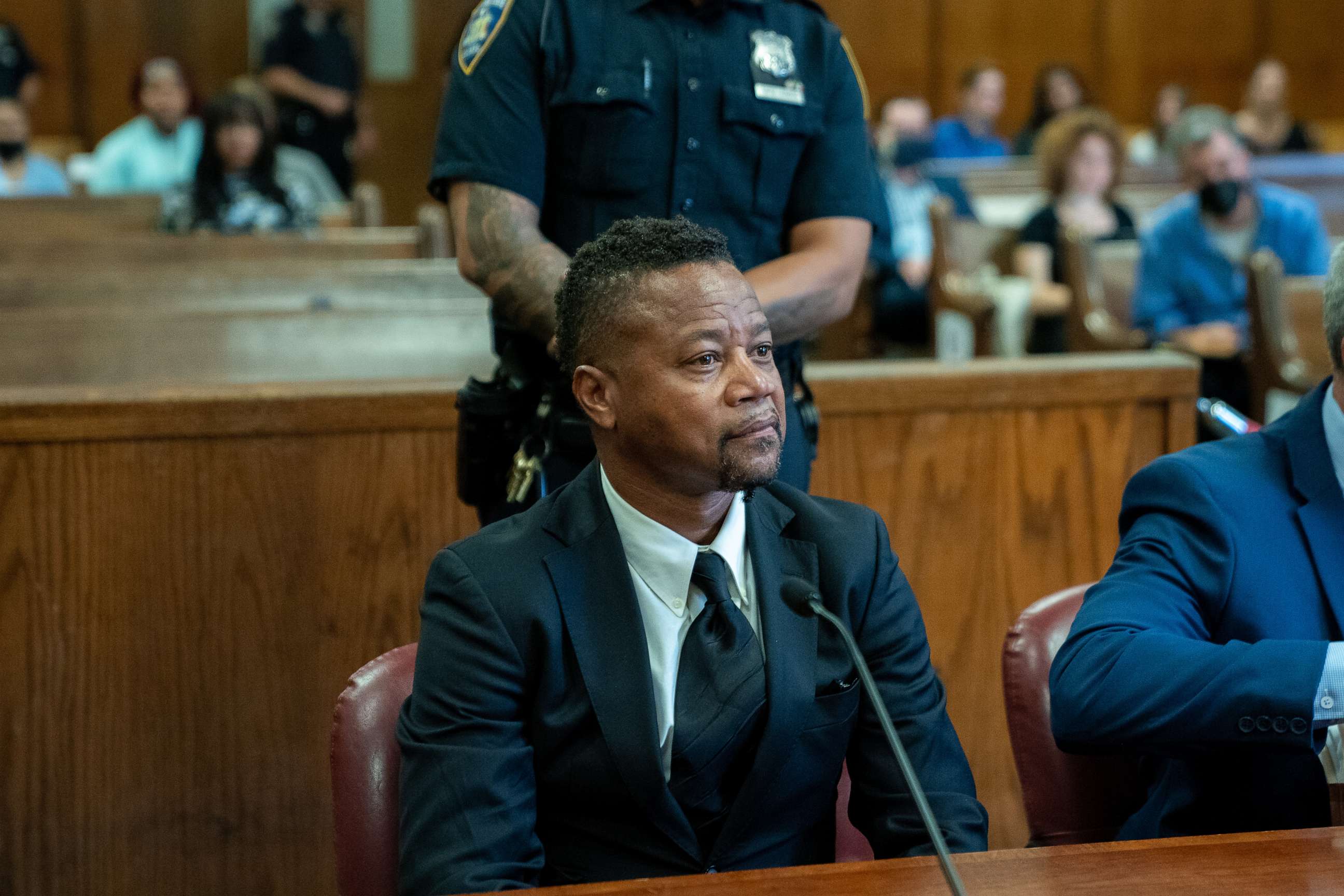 PHOTO: Cuba Gooding Jr. at NYS Supreme Court for sentencing, Oct. 13, 2022 in New York City.