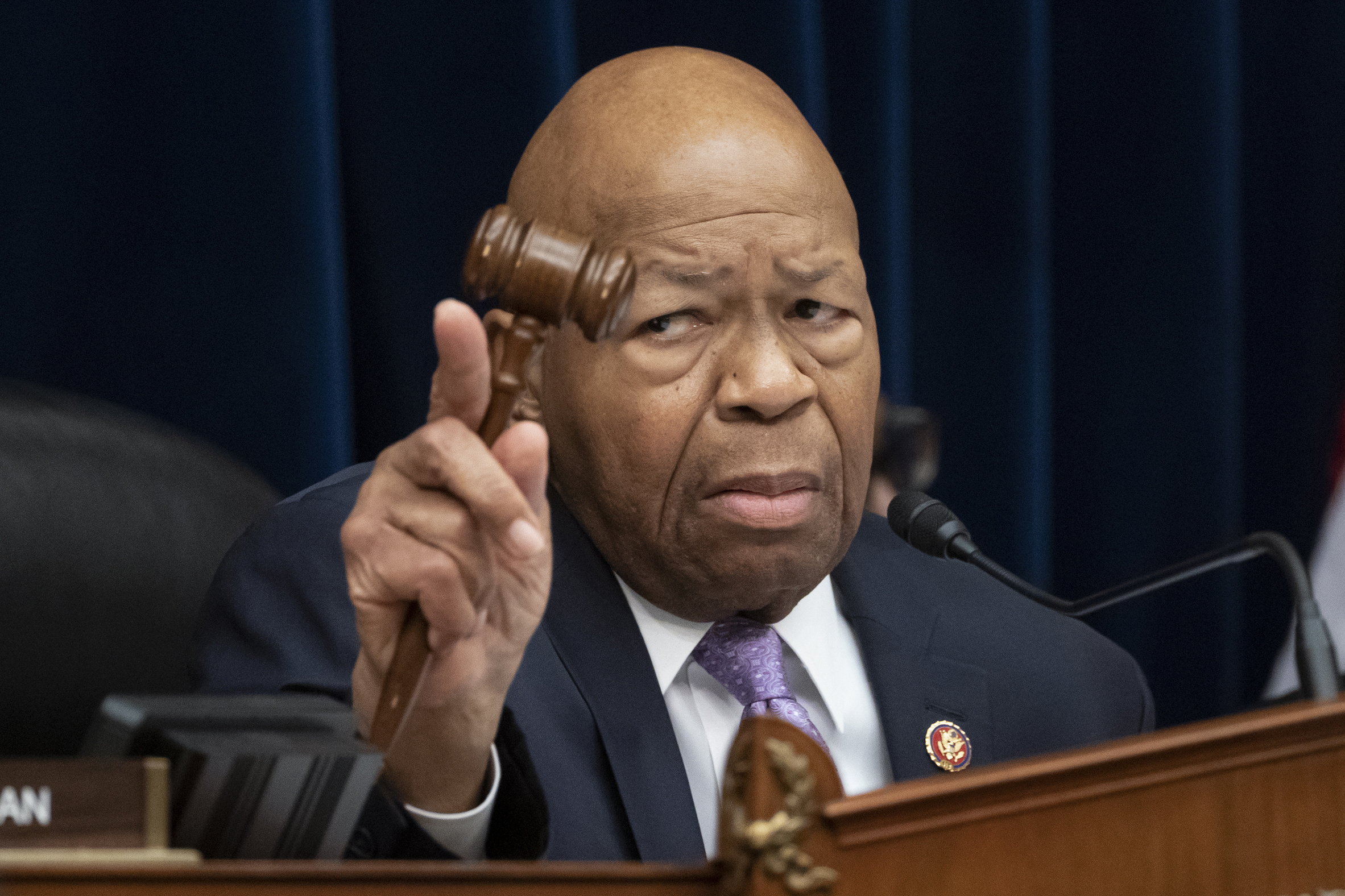 FILE - In this Tuesday, April 2, 2109 file photo, House Oversight and Reform Committee Chair Elijah Cummings, D-Md., leads a meeting to call for subpoenas on Capitol Hill in Washington. 