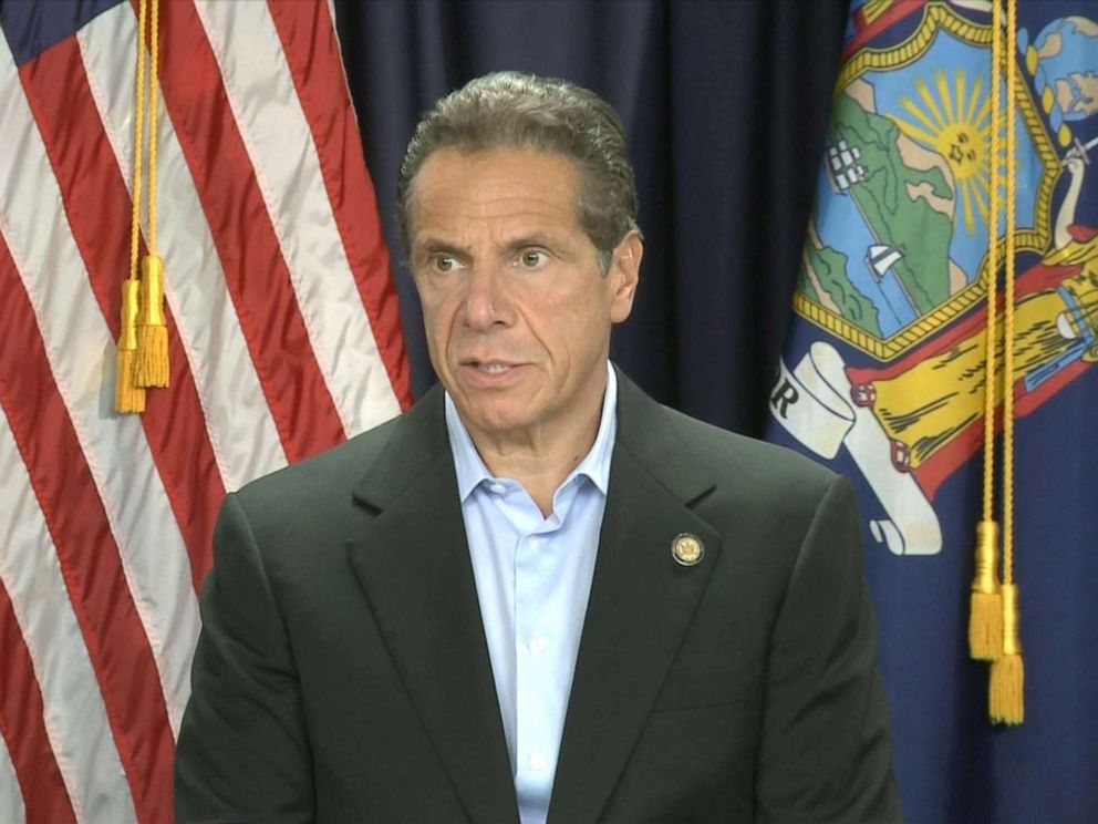 PHOTO: Governor Andrew Cuomo holds a press conference on vaping in New York on September 15, 2019. 