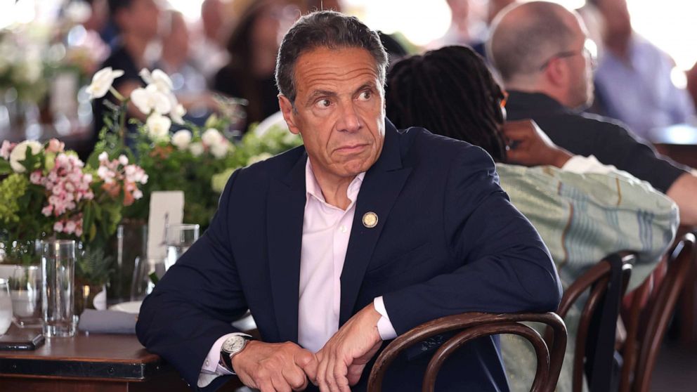 PHOTO: New York Gov. Andrew Cuomo attends an event, June 9, 2021, in New York City.