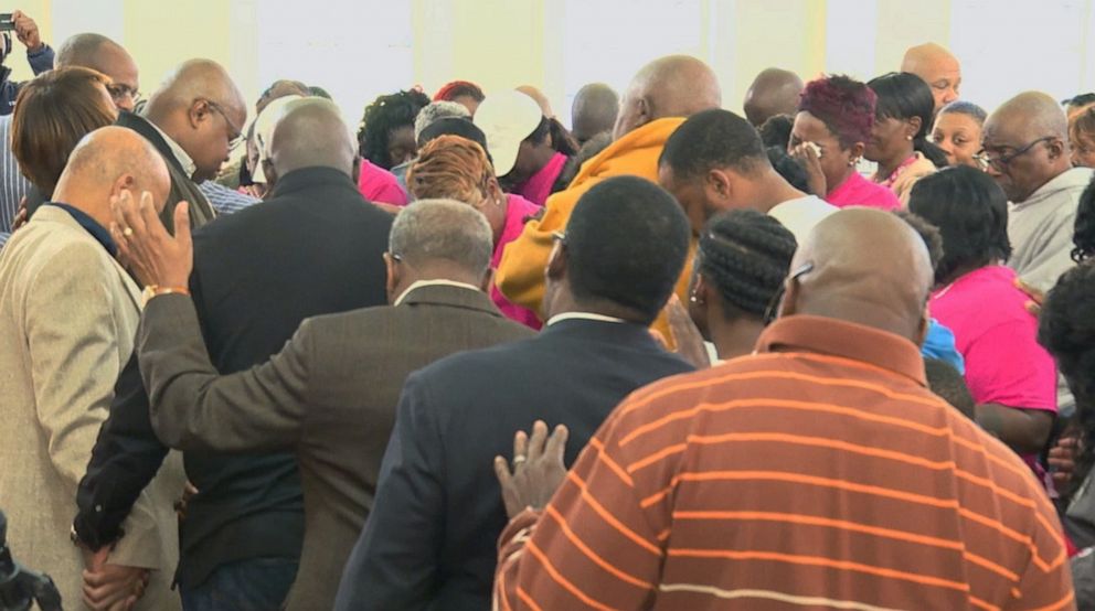 PHOTO: Prayer service in Birmingham for Kamille "Cupcake" McKinney