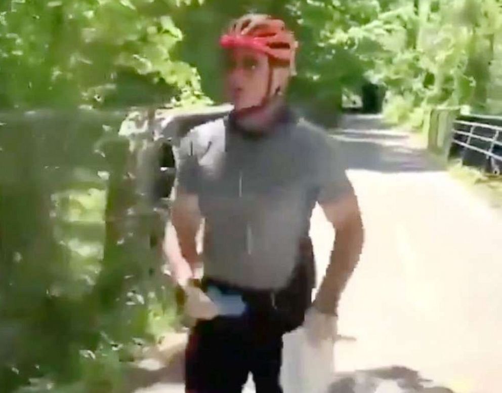 PHOTO: The Maryland-National Capital Park Police are searching for a man wanted in an alleged assault that happened on the Capital Crescent Trail in Montgomery County on June 1, 2020.