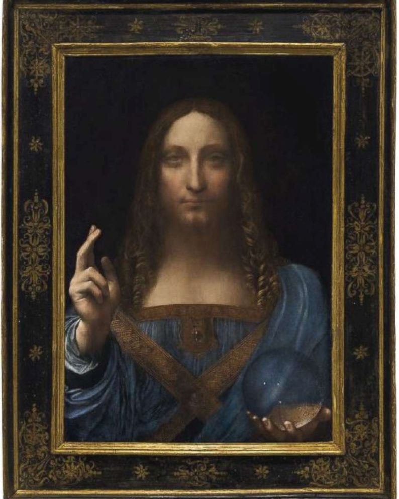 PHOTO: Leonardo da Vinci’s "Salvator Mundi" painting.