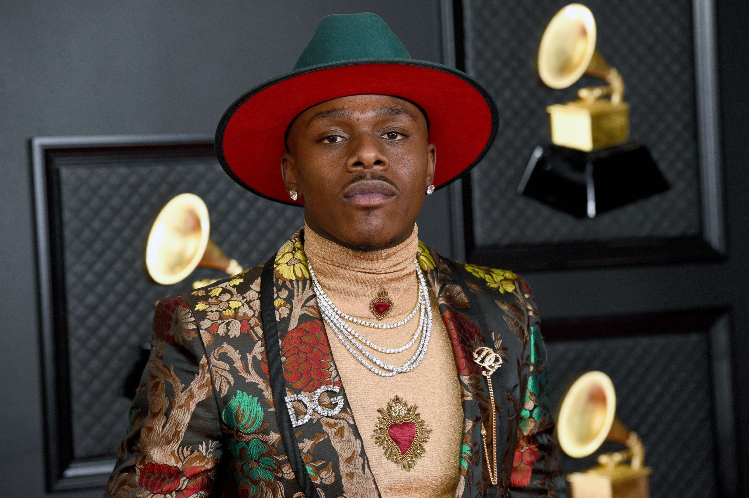 PHOTO: DaBaby attends the 63rd Annual Grammy Awards at Los Angeles Convention Center, March 14, 2021, in Los Angeles.