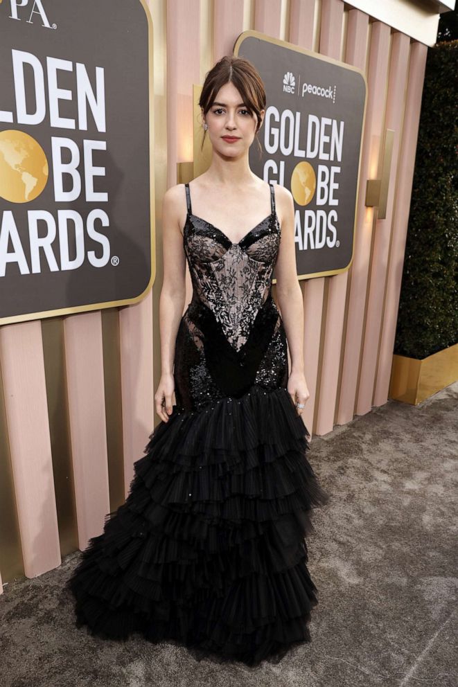 PHOTO: Daisy Edgar-Jones arrives at the 80th Annual Golden Globe Awards held at the Beverly Hilton Hotel on Jan. 10, 2023, in Beverly Hills, Calif.
