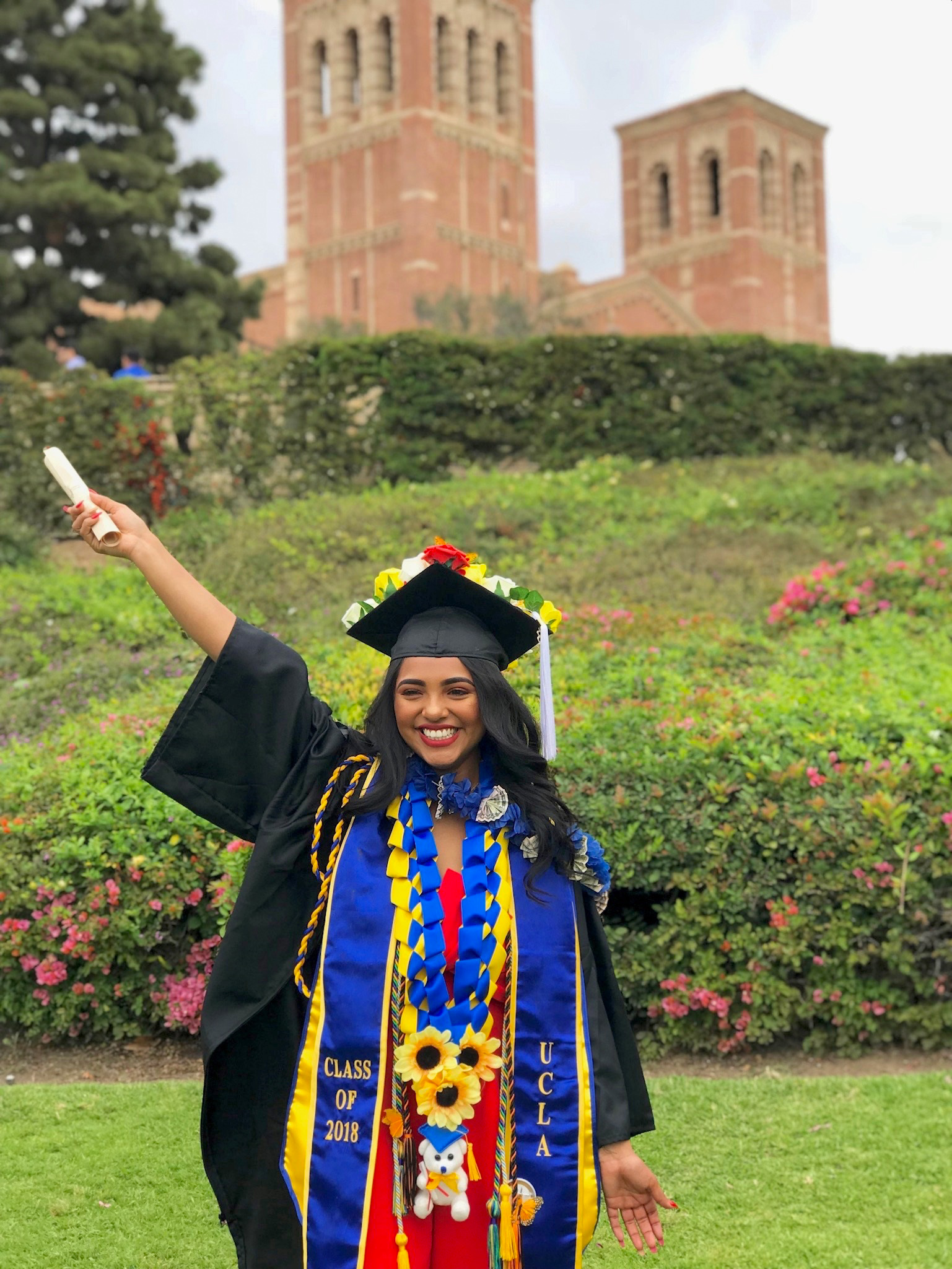 PHOTO: Daysy G. Palma graduated from the University of California, Los Angeles, in June 2018.