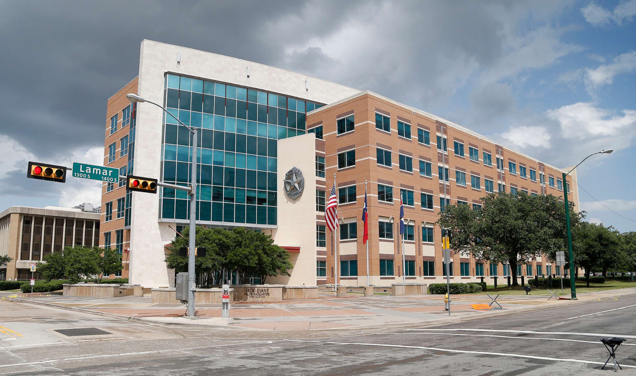 PHOTO: In this 2015 file photo, Dallas Police Headquarters is shown in Dallas.