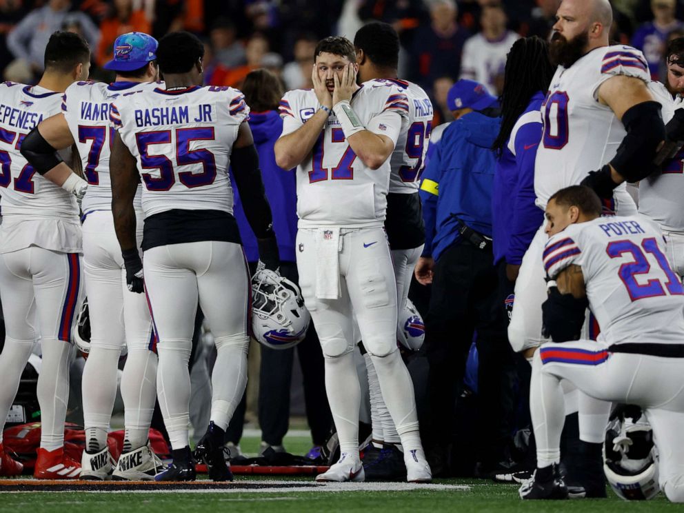 Josh Allen was ready to fight entire Bengals team after touchdown run  (Video)