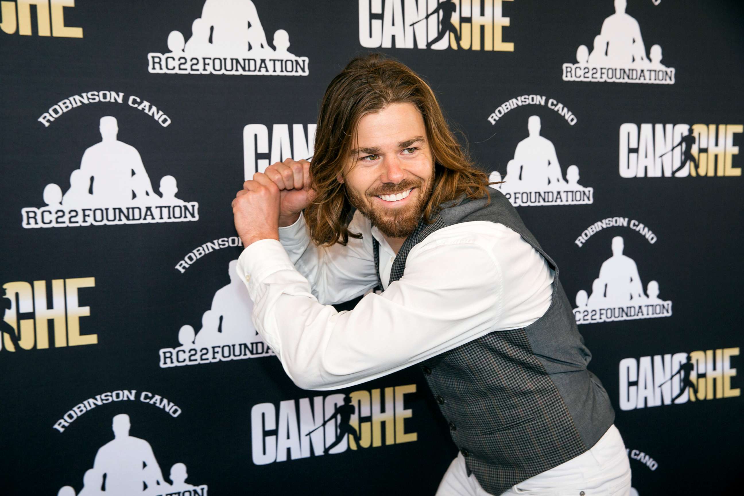 PHOTO: Gravity Payments CEO Dan Price attends the Canoche Benefit for the RC22 Foundation hosted by Robinson Cano at the Paramount Theatre, June 3, 2015, in Seattle.