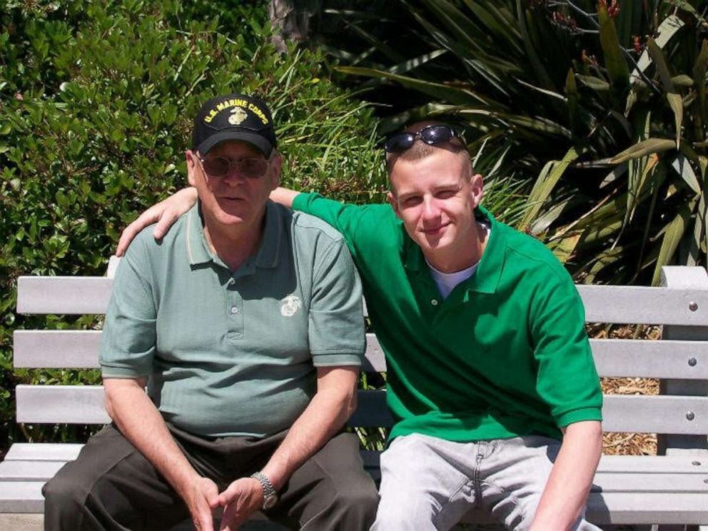 PHOTO:  Dana "OB" O'Brien and his grandson, Daniel.