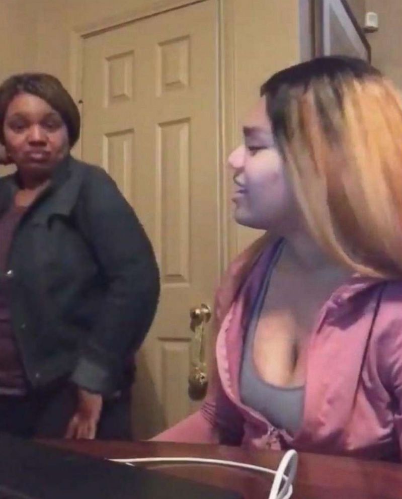 PHOTO: A young singer shows off her voice, but her mother steals the spotlight with hilarious dance moves.