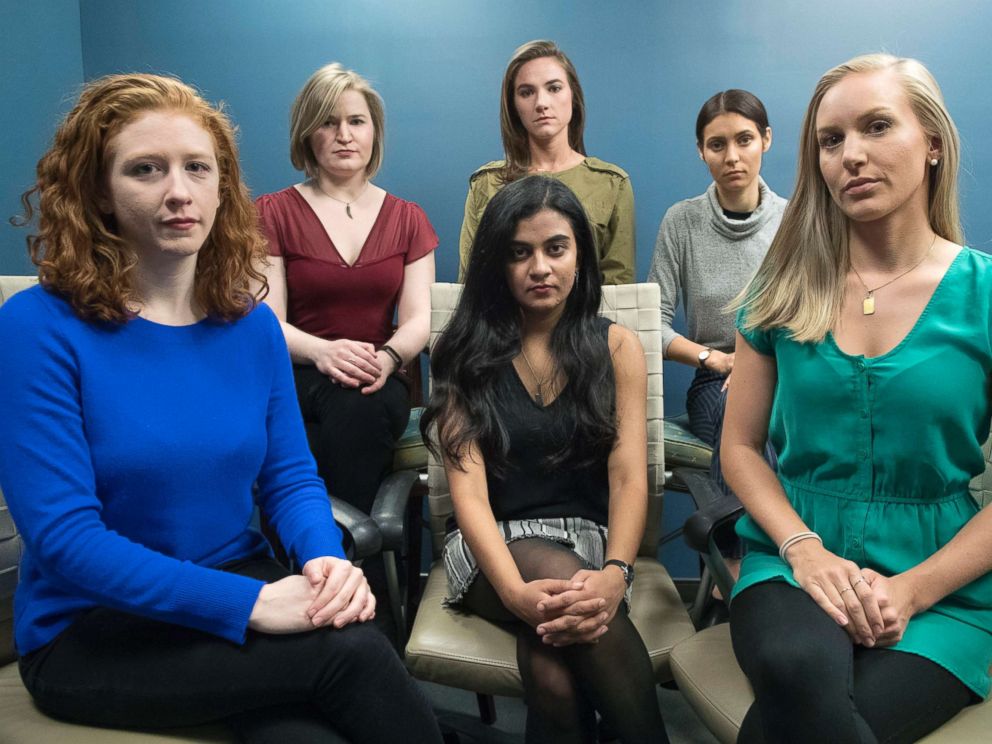 PHOTO: From left back row, Annemarie Brown, Andrea Courtney, and Marissa Evansin, and front row from left, Sasha Brietzke, Vassiki Chauhan, Kristina Rapuano.