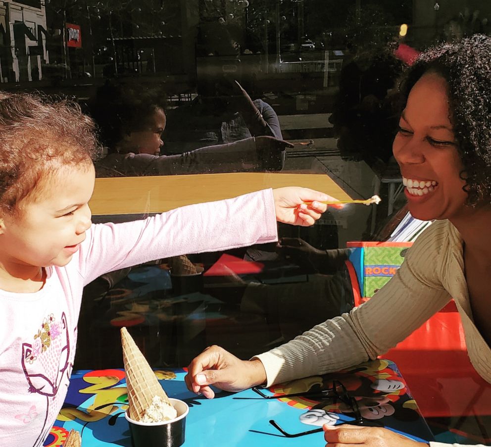 PHOTO: Thereasa Black opened her gelato shop to fulfill a promise to her daughter Isabella in Arlington, Virginia, in December 2019.