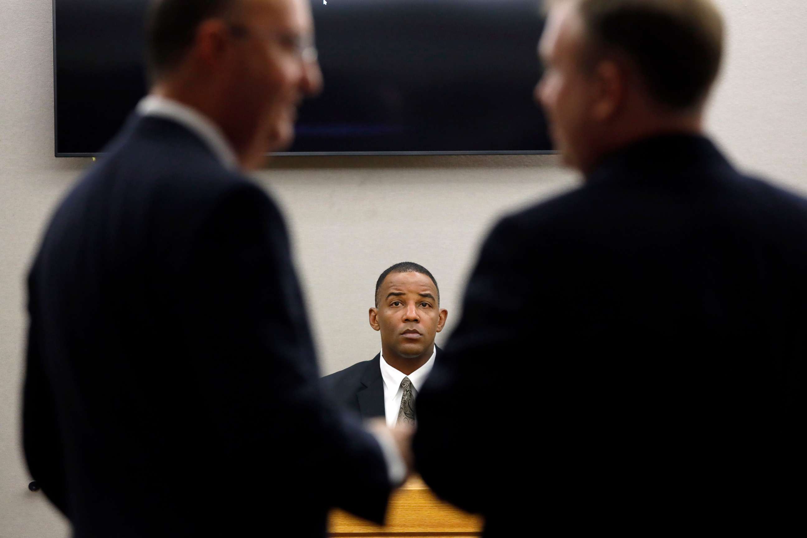 PHOTO: Texas Ranger David Armstrong testifies in fired Dallas police officer Amber Guyger's murder trial, Sept. 25, 2019, in Dallas.