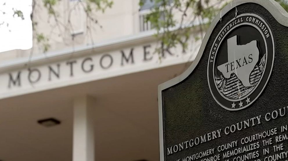 PHOTO: The Montgomery County Courthouse in Conroe, Texas is seen here. 