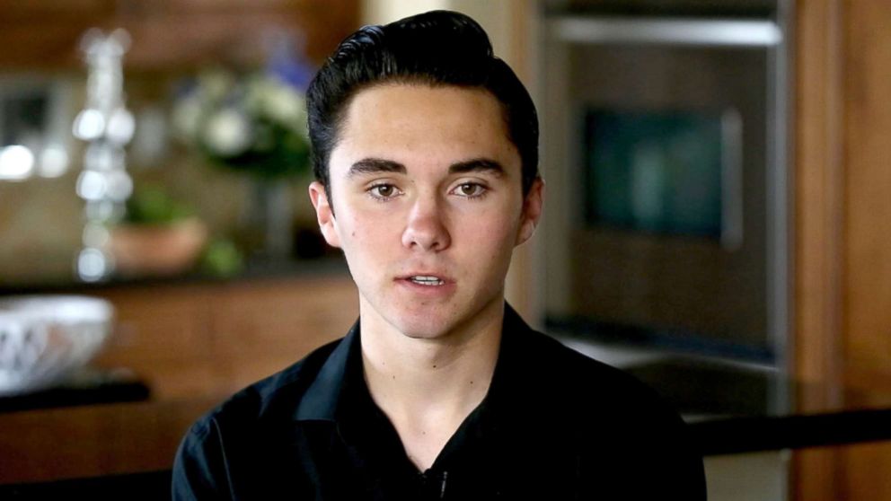 PHOTO: David Hogg, a senior at Marjory Stoneman Douglas High School, said, "There shouldn't be any more children that die."