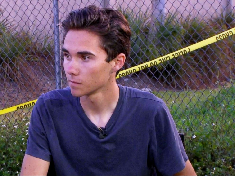 PHOTO: David Hogg, a senior at Marjory Stoneman Douglas High School, shared a powerful message in the wake of the school shooting on Good Morning America, Feb. 15, 2018.