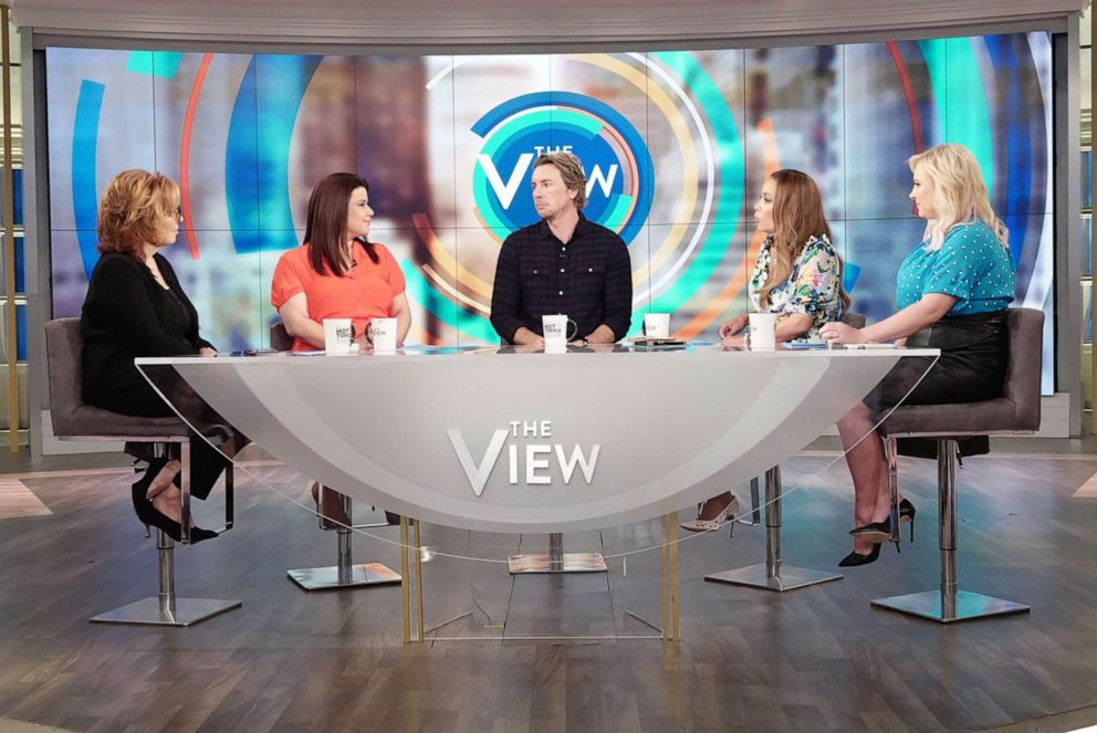 PHOTO: Comedic-actor Dax Shepard shares his parenting strategies on "The View" Tuesday, June 18, 2019.